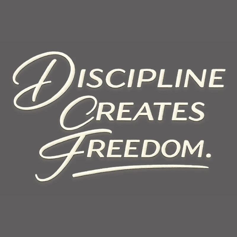 Discipline Creates Freedom Script