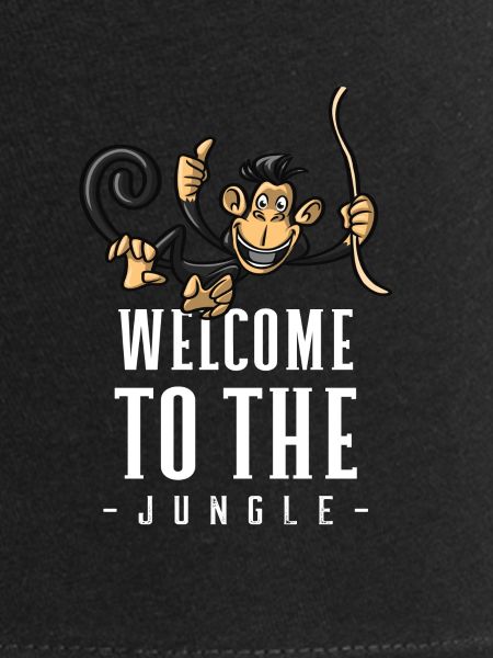 Jungle Affe Willkommensdesign
