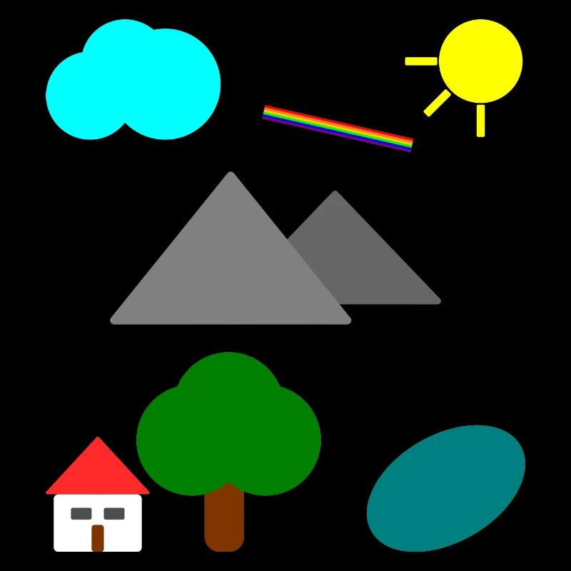 Einfache Landschaft
