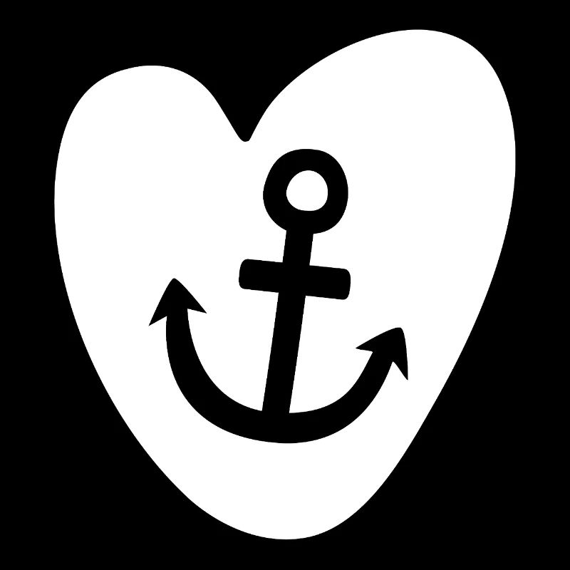Herz Anker Hamburg Liebe Comic Seefahrer maritim