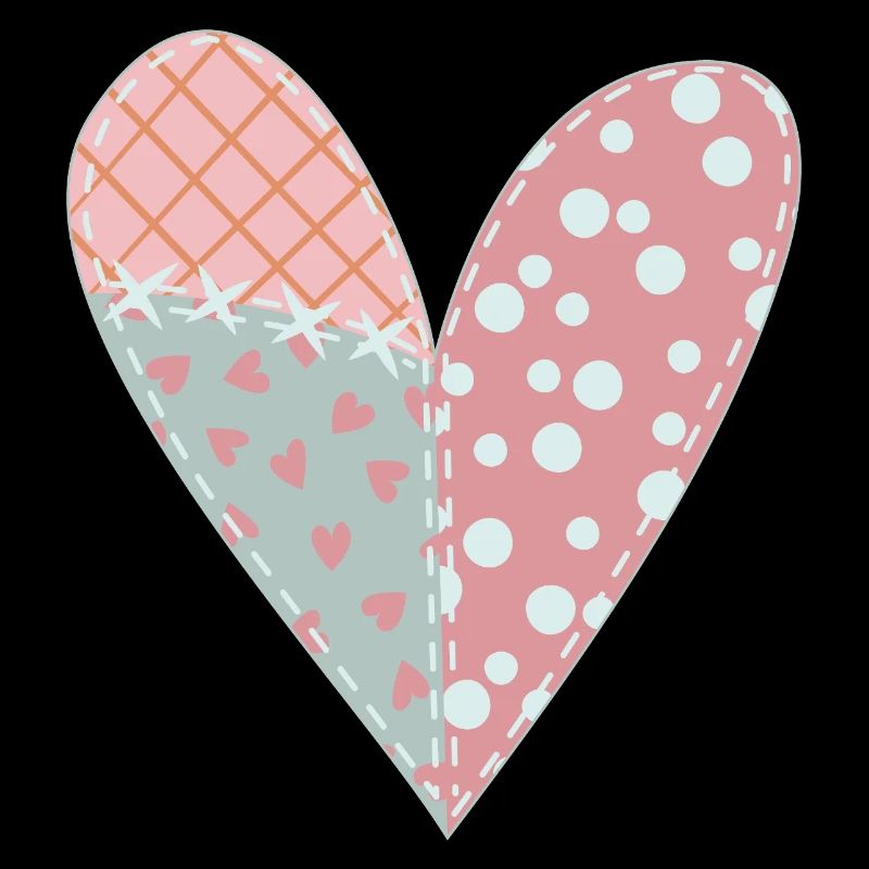 Coeur Patchwork No6