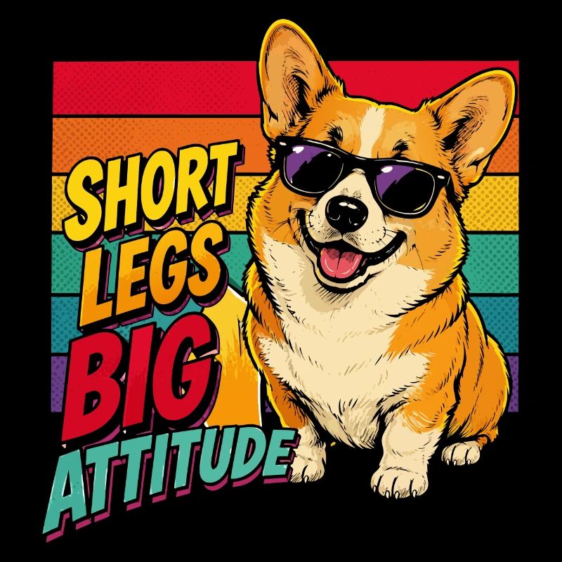 Corgi Attitude: Small Paws, Big Character