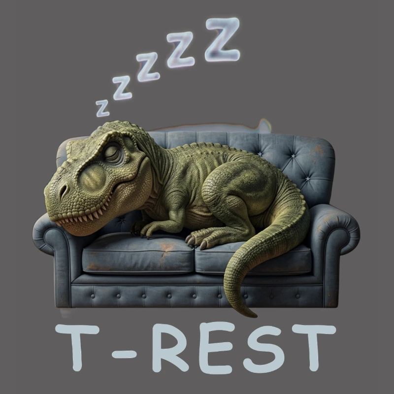 T-Rest Dino on Sofa