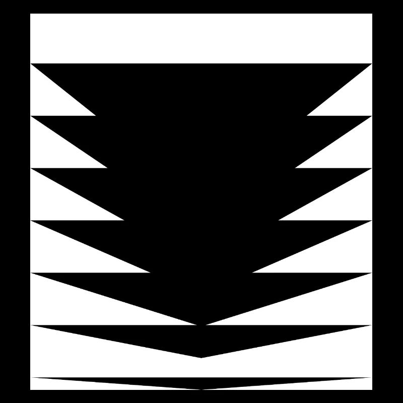 black triangles pattern