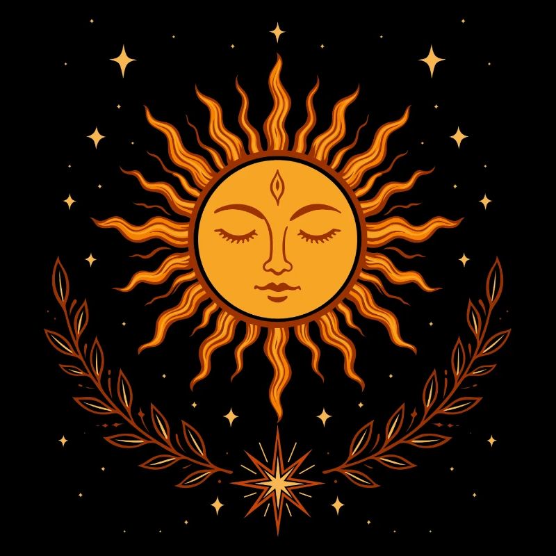 Midsummer Sun – Boho Symbol