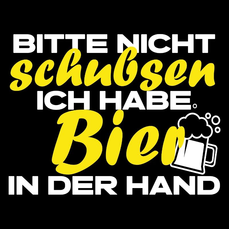 Please don't push, I've got beer in my hand
