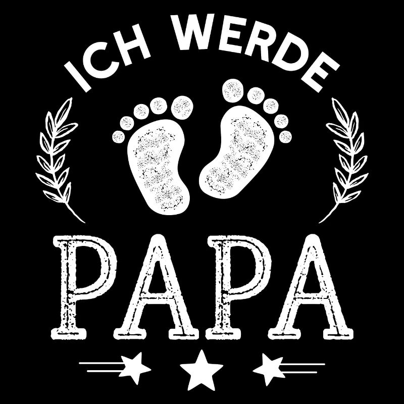 Ich werde Papa Stolzer Vater Nachwuchs Verkündung