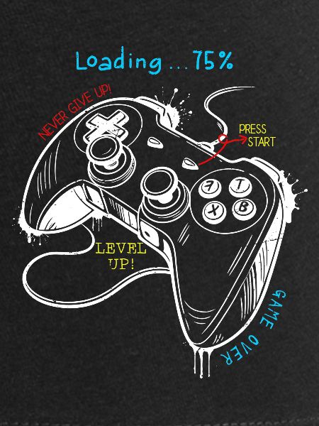 Controller-Kunst im Retro-Gaming-Stil