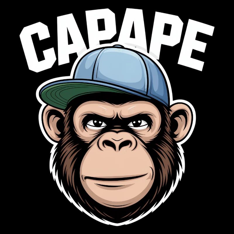 Capape Monkey Head with Cap Urban Style