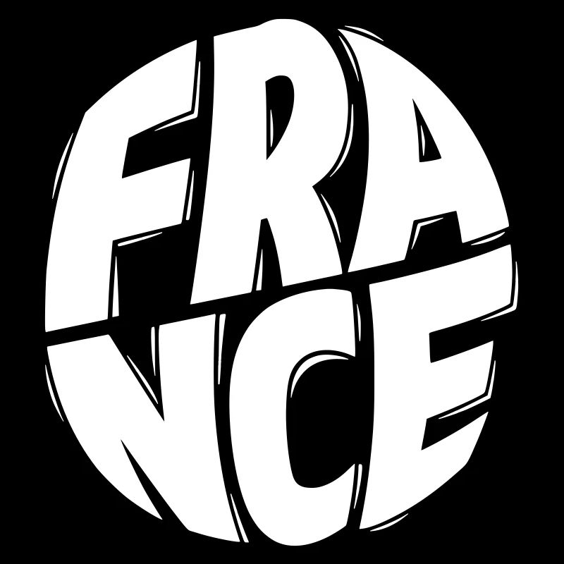 France Circle Typography