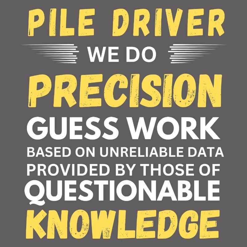 Pile Driver We Do Precision Guess Work