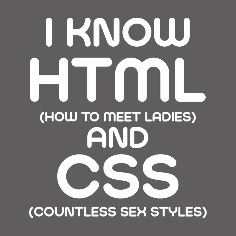 Ich kenne HTML und CSS