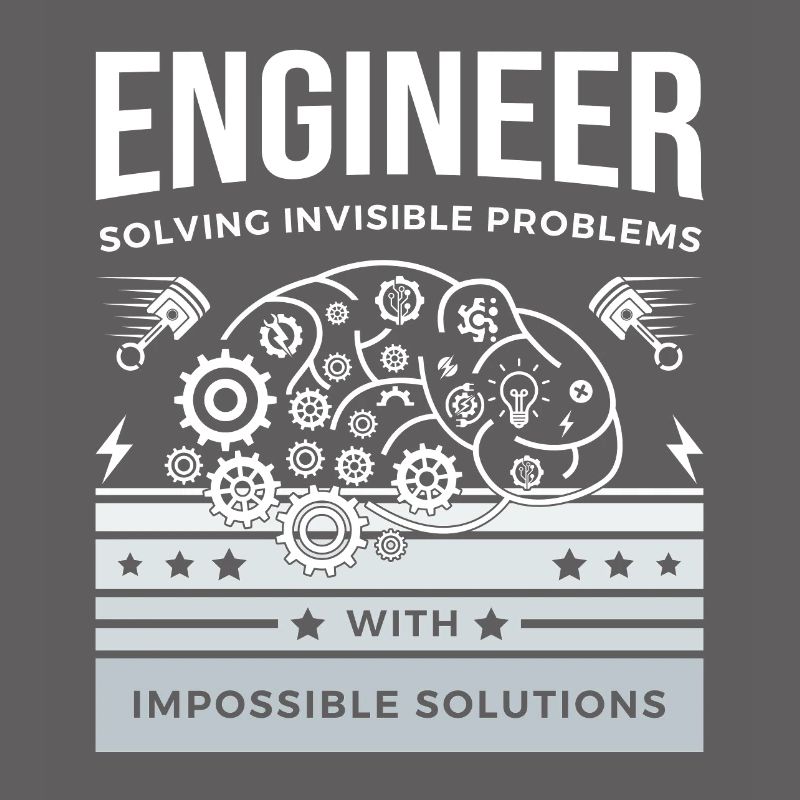 ENGINEER – Solving Invisible Problems T-Shirt