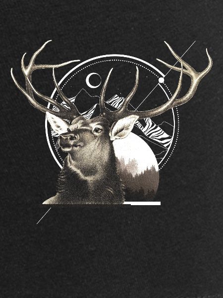 Mountain Deer Graphic