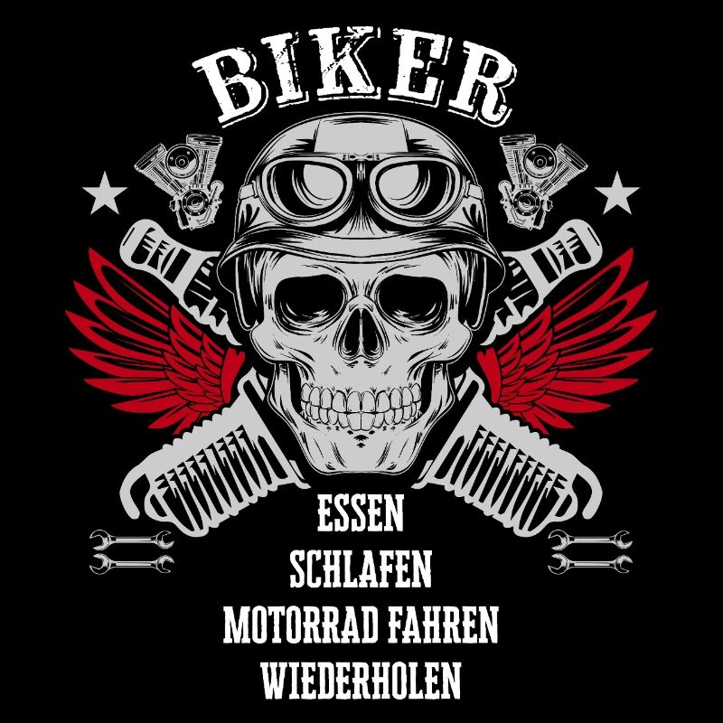 Biker - Eat - Sleep - Ride a motorcycle