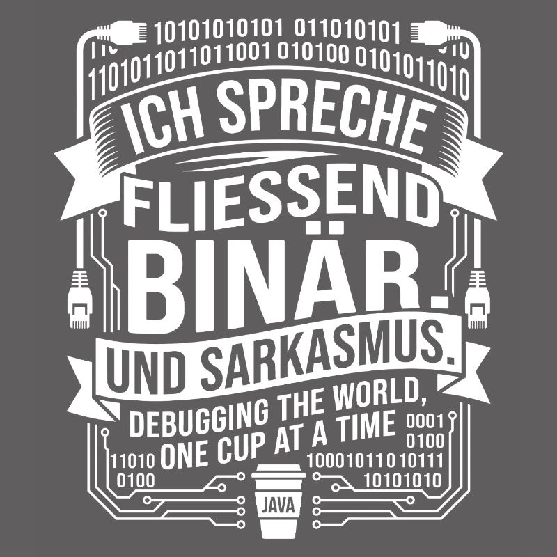 Coding Binärer Kaffee Sarkasmus