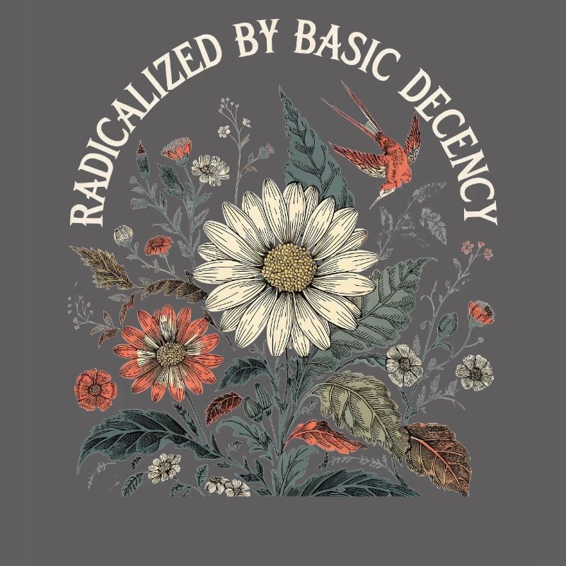 Radicalized By Basic Decency Retro Shirt