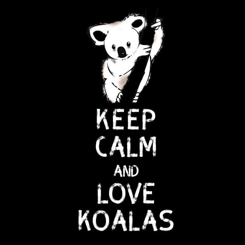 koala keep calm love koalas bear tree nap nerd geek