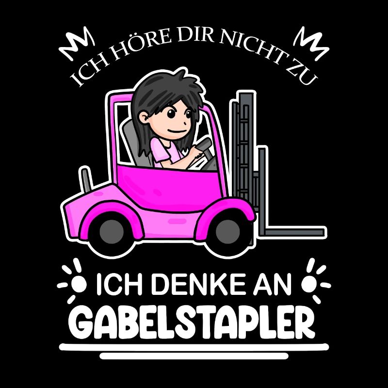 Staplerfahrerin Gabelstapler Lager Logistik Damen