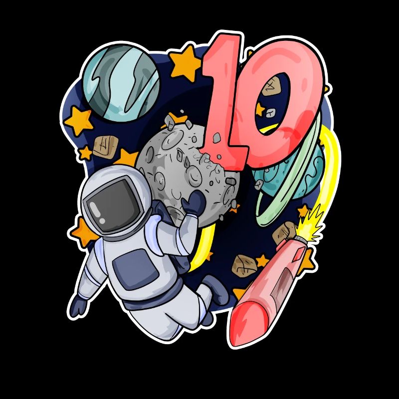 10e anniversaire 10 ans Espace jeune astronaute