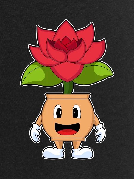 Rose drôle