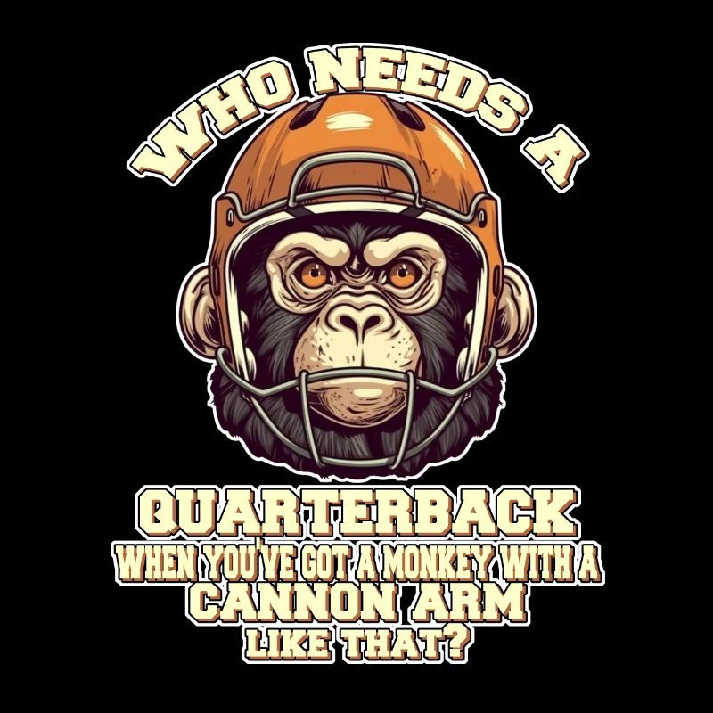 Motivating Quaterback Monkey