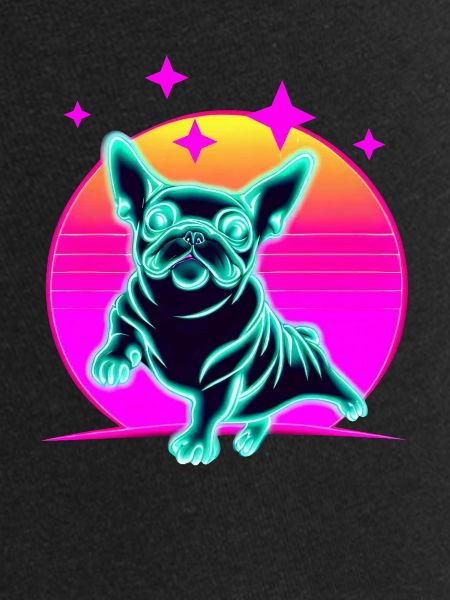 Bulldog français Synthwave Frenchie