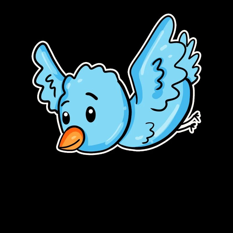 Ein blauer Vogel