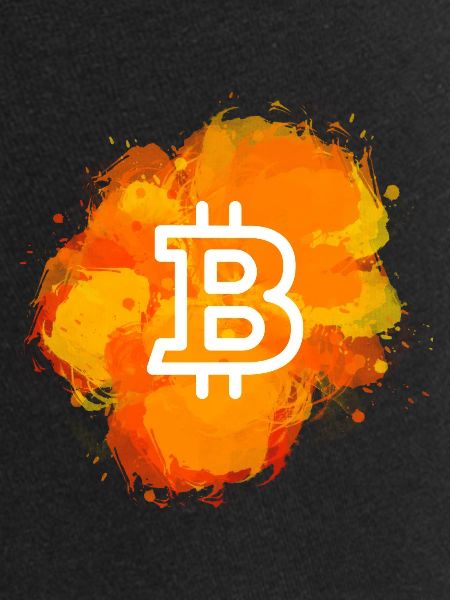 Bitcoin Crypto Cryptocurrency Splash