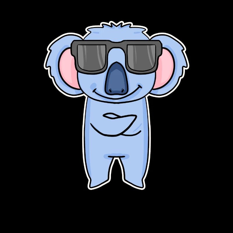 Koala mit Brille