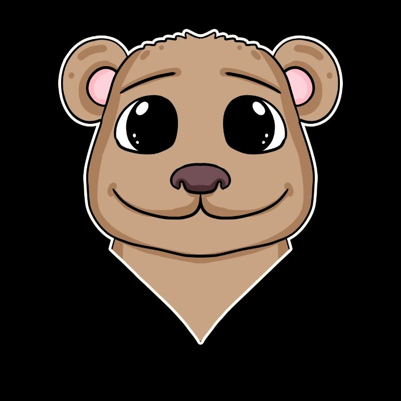Tête d’animal d’ours Tête d’animal