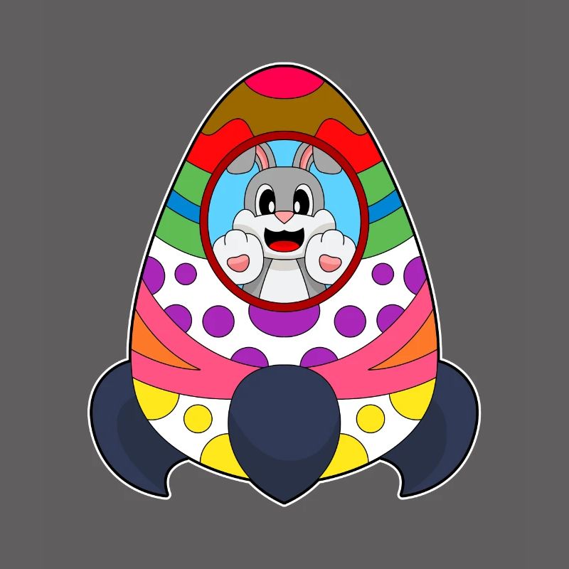 Rabbit Easter Rocket