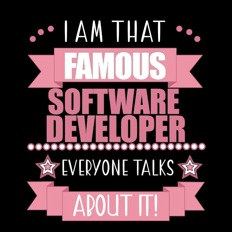 Software Developer Profession Ladies Gift