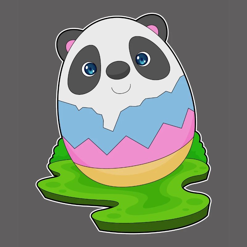 Panda Easter Easter Egg