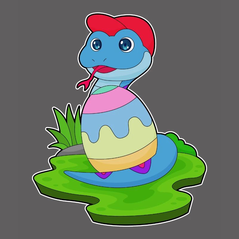 Snake Easter Easter Egg