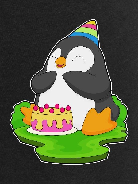 Gâteau d’anniversaire pingouin