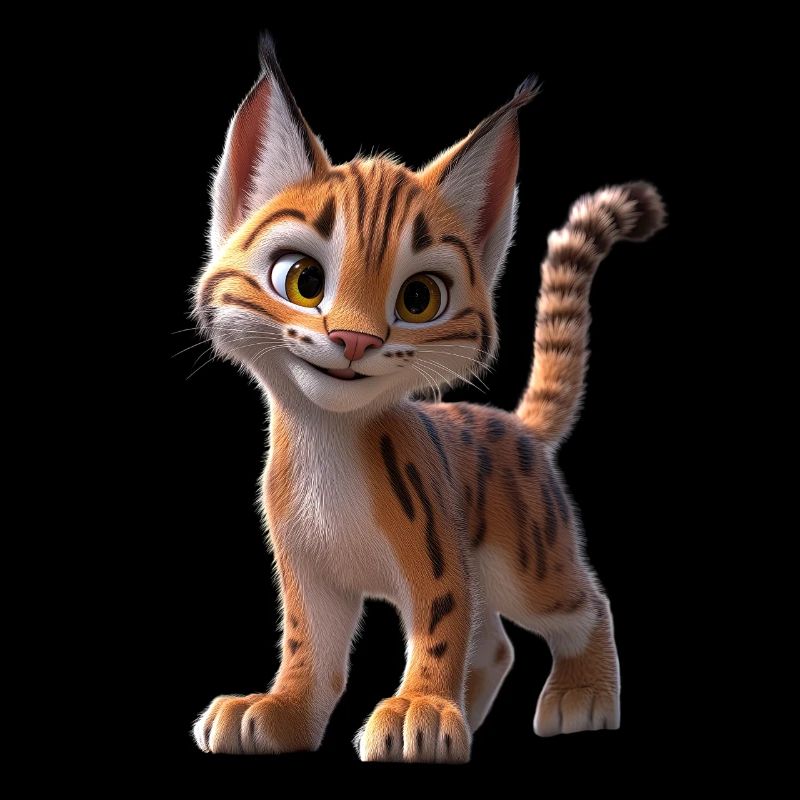 Lynx Chat sauvage Grands chats Chats Mignon Lynx