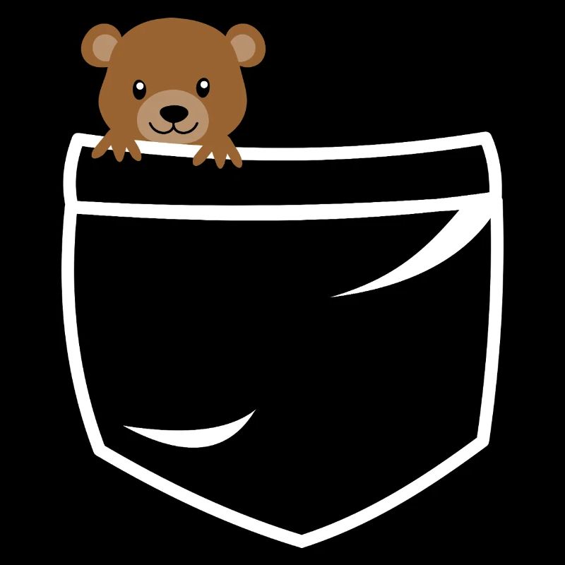 Teddy bear pockets