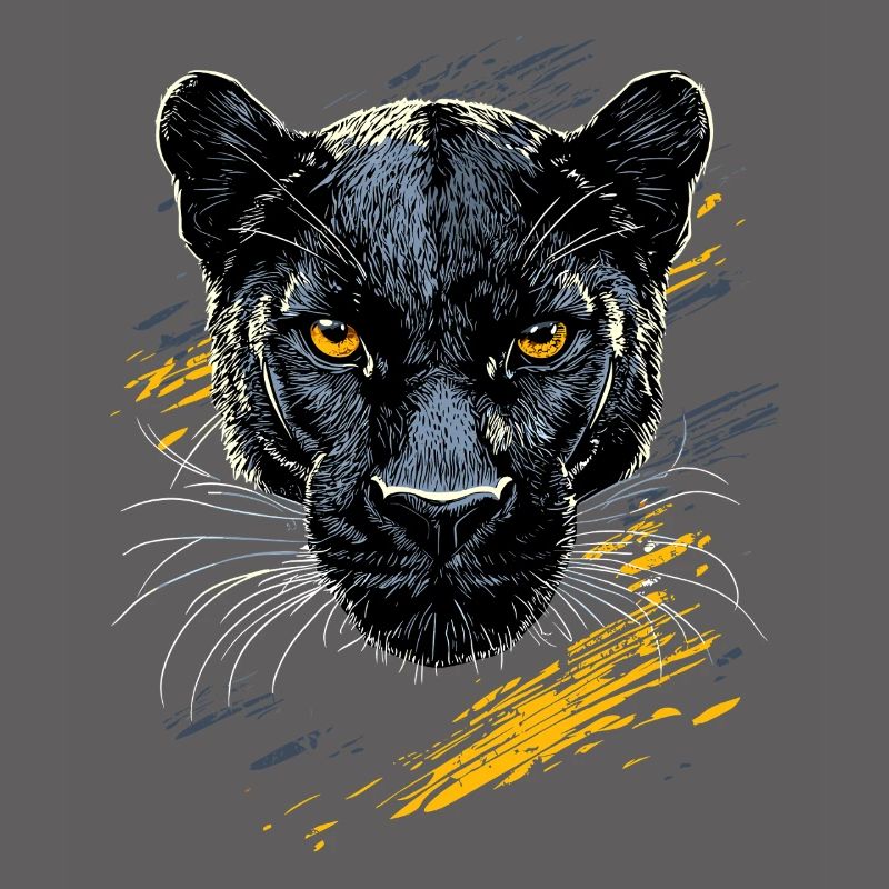 Panthère Léopard Grand Chat Mignon Gros Chat Panter