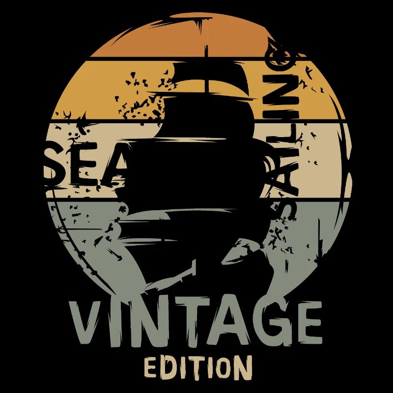 old vintage sailing ship - seas and ocean icon