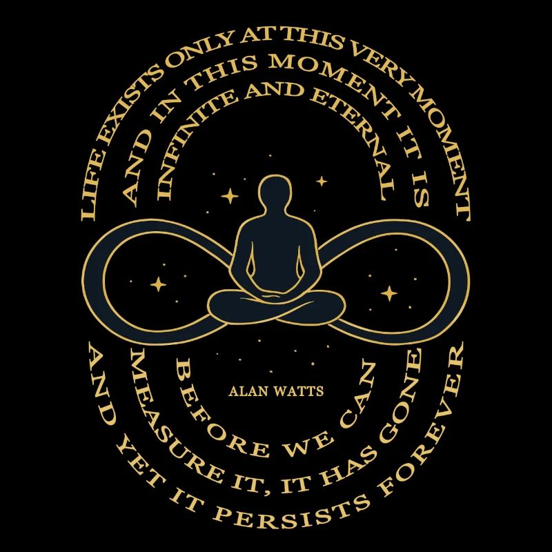 Alan Watts Time Infinity Tee