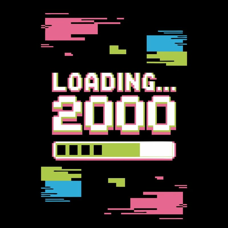 Retro Loading 2000 Pixel