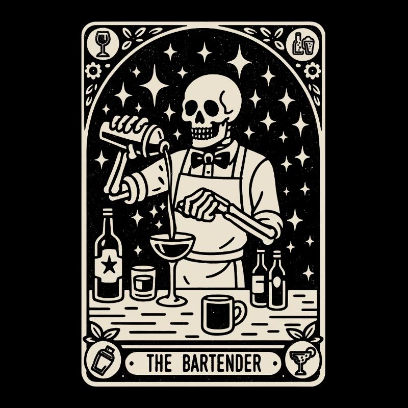Bartender Barman The Bartender Tarot Cocktail