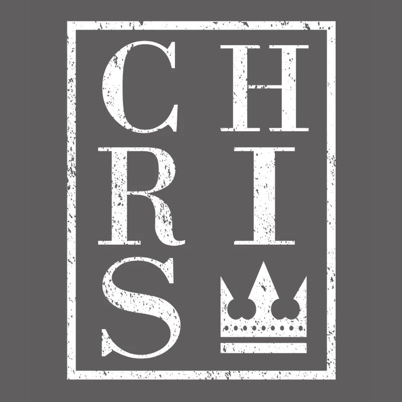 Minimalist crown with line pattern Chris