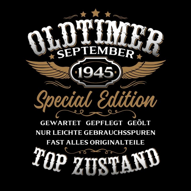 80. Geburtstag Geschenk Oldtimer September 1945