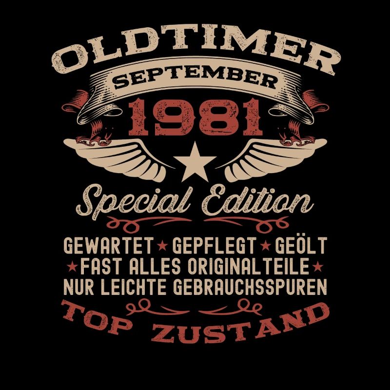 44. Geburtstag Geschenk Oldtimer September 1981