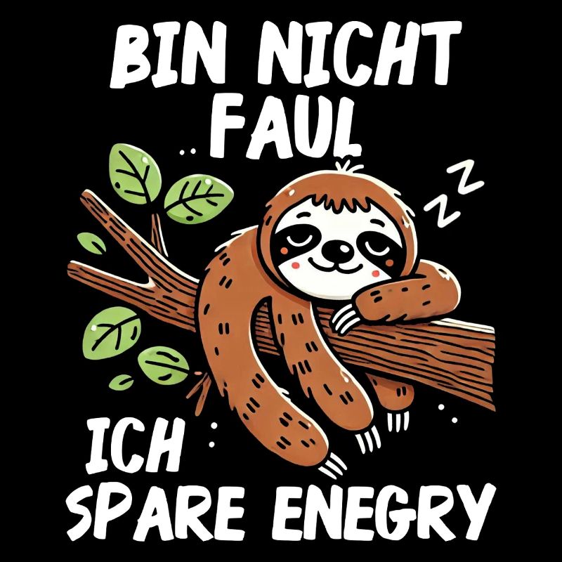 I'm not lazy I'm saving energy