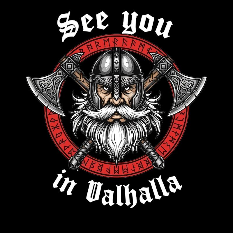 Valhalla Viking Axes Logo