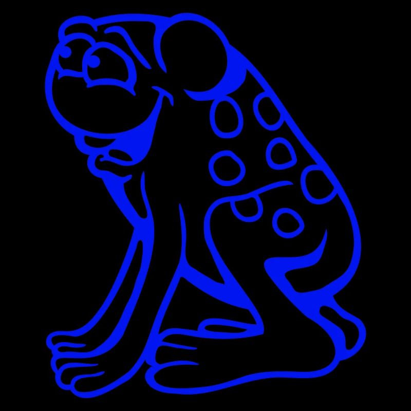 Frog Toad Laughing Funny Silly Cheeky Sitting Comic