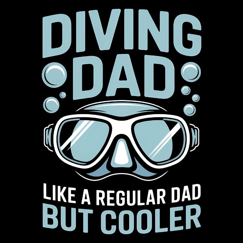 Plongée Dire Papa Drôle Cadeau de Plongée